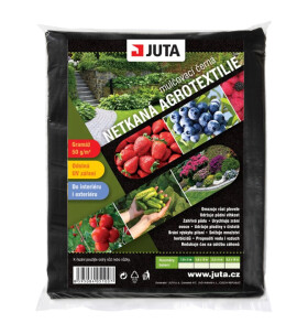 JUTA Netkaná mulčovacia textília 50 g/m² 3,2 x 10 m čierna