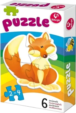 KUKURYKU Baby puzzle Zvieratká 6v1