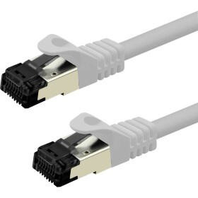 Value 21.99.1873 RJ45 sieťové káble, prepojovacie káble CAT 8.1 S/FTP 3 m biela 1 ks; 21.99.1873