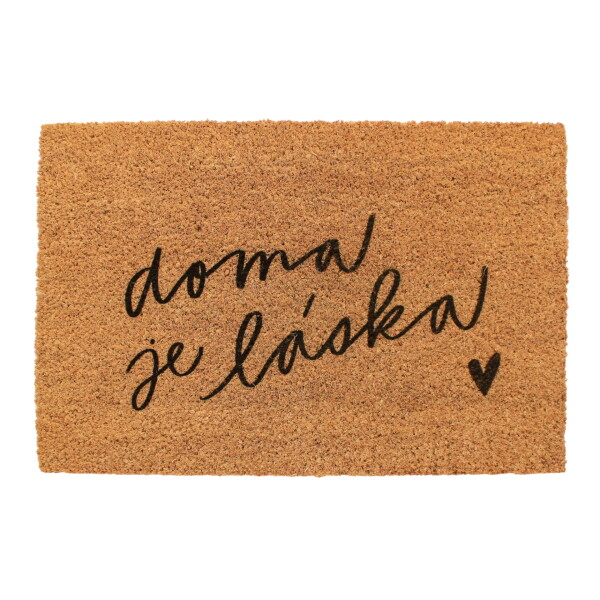 Bella Rose Rohožka z kokosových vlákien Doma je láska
