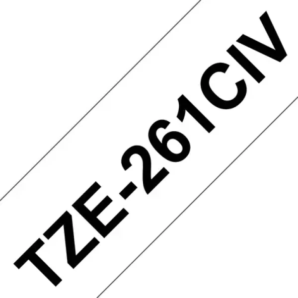 Brother TZE261CIV biela/čierna / Kazeta s páskou / laminovaná / 36 mm / 8 m (TZE-261CIV)