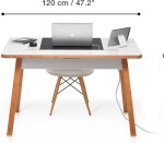 BlueLounge StudioDesk biele 120 cm x 70 cm