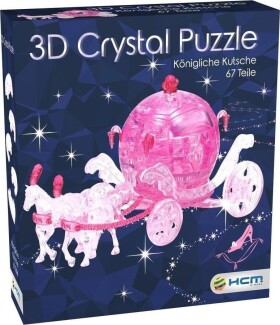 HCM Kinzel 3D Crystal puzzle Královský kočár 67 ks