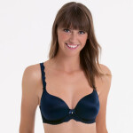 Bobette podprsenka s kosticami a penovou výplňou 5291 navy blue - RosaFaia 380 maritime blue 70G