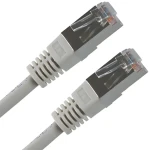 Neutralle Patch kábel FTP Cat.5e šedý / Patch kábel / RJ45 - RJ45 / 0,5 m / tienený