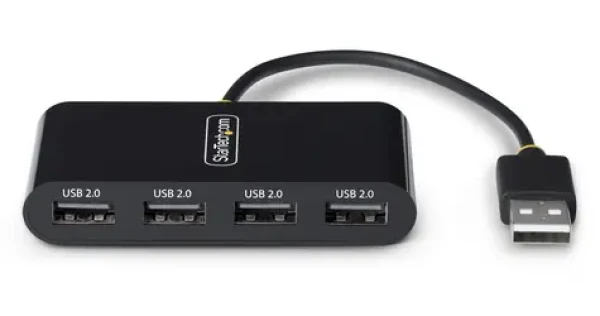 StarTech ST4200MINI2-USB-HUB / USB hub / 4 porty / USB 2.0 / čierna (ST4200MINI2-USB-HUB)