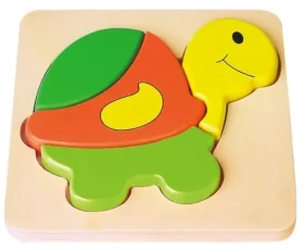 BABU Drevené puzzle Korytnačka