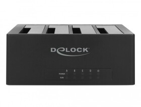 Delock DeLOCK 63930, HDD, SSD, Serial ATA, 2.5,3.5", USB 3.2 Gen 1 (3.1 Gen 1) Type-B, Black, 5 Gbit/s