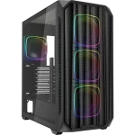 Sharkoon AK5M RGB čierna / ATX / 2x USB 3.2 / 1x USB-C / 4X 120mm / bez zdroja / priehľadná bočnica (4044951041671)