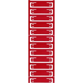 Weidmüller 1963650000 SFX 11/60 MC NEUTRAL RT značenie káblov Druh montáže: káblové spony Potlačiteľná plocha: 11 x 60 mm červená Počet markerov: 60 60 ks; 1963650000