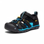 Detské sandále SEACAMP II CNX, black/keen yellow, Keen, 1025141/1025128/1025108, black - 24