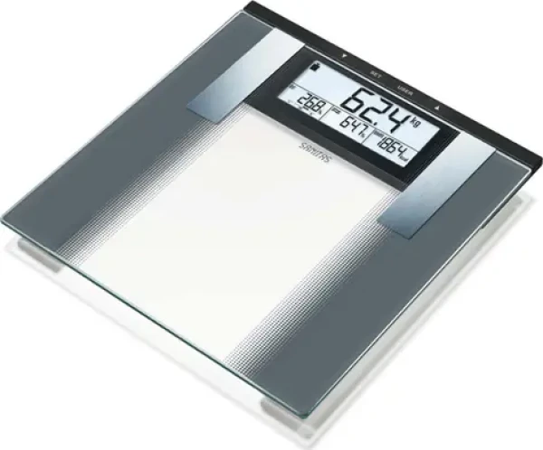 Sanitas SBG 21 sivá / osobná váha / LCD displej / diagnostikou telesných parametrov / max 180kg / dopredaj (4211125764357)