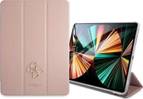 Guess Etui Guess GUIC12PUSASPI Apple iPad Pro 12.9 2021 (5. generacji) Book Cover Ružový/pink Saffiano Collection