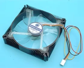 Primecooler PC-AB12025L12-4BL modrá LED / Ventilátor pre PC / 120mm / 3-pin / 1800 rpm (PC-AB12025L12-4BL)
