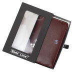 Peňaženka Semiline RFID P8262-2 Maroon 10 cm x 16 cm x 2 cm