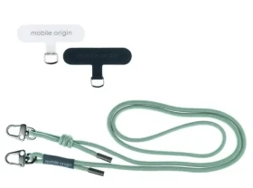 Mobile Origin Lanyard rope 6 mm šnúrka olivovo zelená / 82 - 163cm (LYR-UNI-GRN)