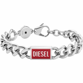 Diesel Výrazný oceľový náramok pre mužov DX1371040