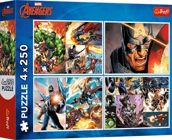 Trefl - Puzzle - Avengers: Heroické dni