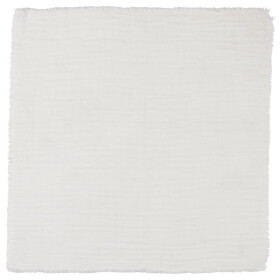 IB LAURSEN Bavlnený obrúsok Double Weaving White 40 x 40 cm