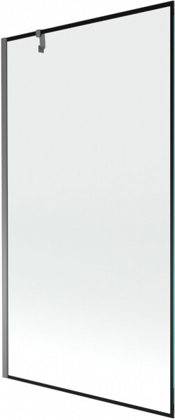 MEXEN/S - Next vaňová zástena FIX 100 x 150, čierna vzor, grafit metal 895-100-000-00-70-95