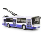 Rappa Trolejbus ktorý hlási zastávky česky 28 cm modrá