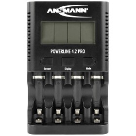 Ansmann Powerline 4.2 Pro nabíjačka na okrúhle akumulátory NiCd, NiMH micro (AAA), mignon (AA); 1001-0079