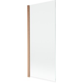 MEXEN - MIST vaňová zástena 80x150 cm 6mm 1-s, meď kartáčovaná, číra 8A9-080-001-65-00