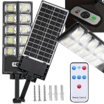 Verk Solárna pouličná LED lampa 420 diód