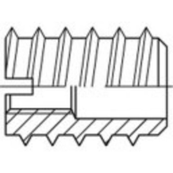 TOOLCRAFT TO-5454540 skrutkovacie matice M4 DIN 7965 mosaz 100 ks; TO-5454540