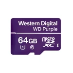 WD Purple MicroSDXC 64 GB / Pamäťová karta / UHS-I U1 / Class 10 / R: 80 MB/s / W: 50 MB/s (0109-266)