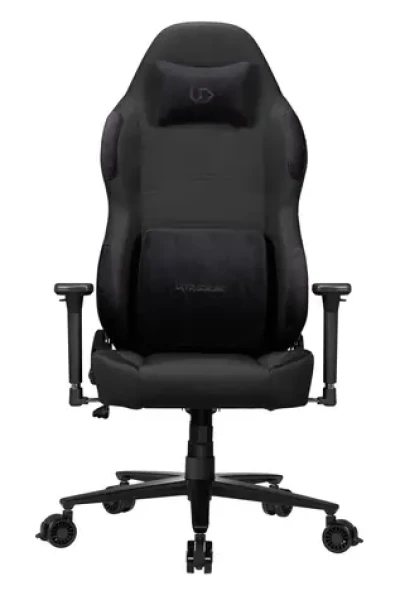 Ultradesk OVERLORD čierna / Herné kreslo / 3D podrúčky / sklon 140 ° / nosnosť 150 kg (UDESK-OV-BK)