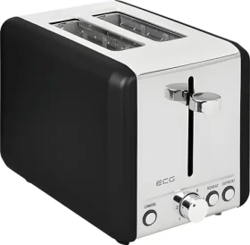 ECG ST 2708 Tradizione NERO čierna / Hriankovač / dvojštrbinový / 6 stupňov / rozmrazovanie / 780-925 W (100002073328)