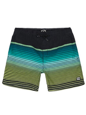 Billabong ALL DAY STRIPE black pánske plavecké kraťasy - M