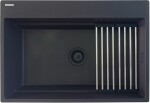DEANTE DEANTE - Magnetic antracitová metalická - Granitový drez, jednokomorový ZRM_T10B