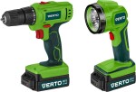 Verto 50G293 20 V 2 x akumulátor 1.5 Ah + batérka