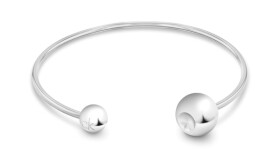 Calvin Klein Moderný pevný otvorený náramok Sculptural Bubbles 35000786