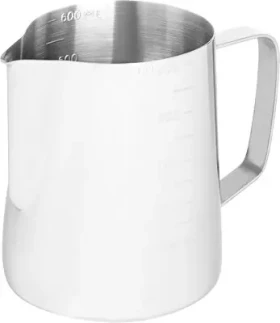 ECG Milk Jug Nerezová kanvička 600ml Lucido biela / 0.6 L (100001789991)