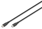 Digitus AK-300341-005-S / Nabíjací kábel USB-C / 0,5 m (AK-300341-005-S)