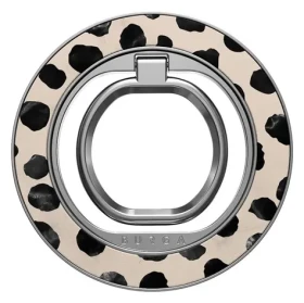 Burga Magnetic Ring Holder strieborná, Almond Latte / Prsteňový držiak telefónu / Magnetické uchytenie (FA_01MR_MAGNETIC_RING_SILVER)