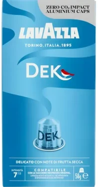 Lavazza Dek / Kapsulová káva / Nespresso / Bez kofeínu / 10 ks