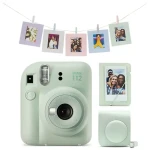 Fujifilm INSTAX MINI 12 Mega Pack Mint Green / Analógový fotoaparát / Instantné fotografie / puzdro + album v balení (70100163466)