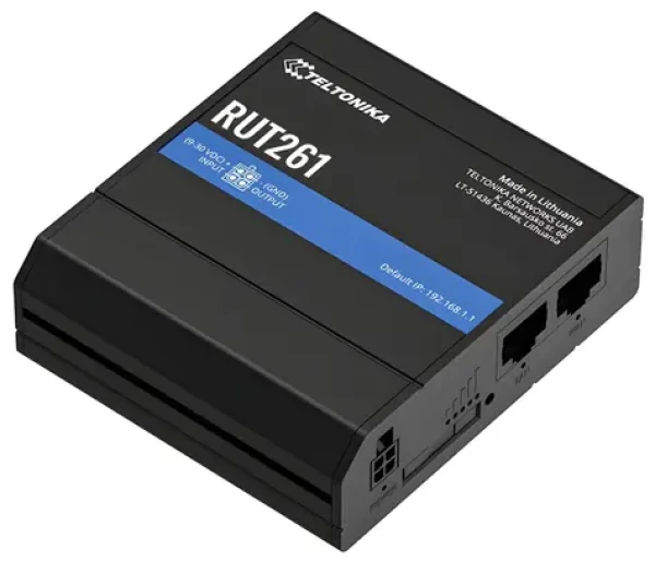 Teltonika RUT261 / Priemyselný router / LTE / Wi-Fi 4 / 1x LAN / 1x WAN / SIM (RUT261AAAAA0)