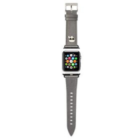 Karl Lagerfeld Karl Head PU Remienok pre Apple Watch 38 amp; 40mm strieborná (3666339033736)