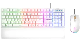 Rampage KM-RX7 Fortuna V2 biela / Set klávesnice a myši (KM-RX7WHITE)
