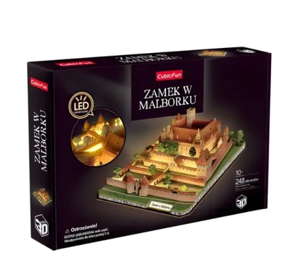 Puzzle 3D Zámok Malbork LED