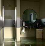 H K - Sprchové dvere PURE 80 jednokrídlové 76-81 x 190, číre sklo PURED180