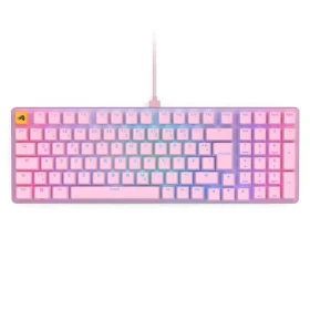 Glorious GMMK 2 Full-Size Keyboard - Fox switches ružová / herná klávesnica / Glorious Fox / USB-C / 1.8 m / DE Layout (GLO-GMMK2-96-FOX-ISO-P-DE)