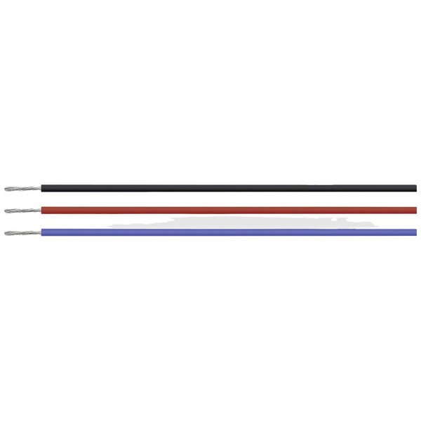 HELU 45202-100 vysokoteplotný drôt, SIFF, 1 x 0.50 mm², červená, 100 m; 45202-100