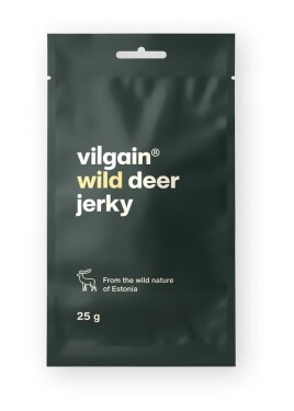 Vilgain Wild Jerky – 3× Jeleň 25 g