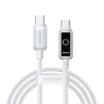 Joyroom S-A55 StarFlight Nabíjací kábel USB-C(M) - USB-C(M) 100W 1.2m biela (6956116767877)